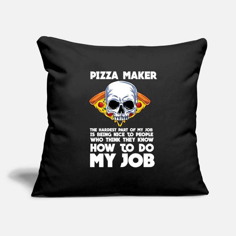 Pizza Sofa pillowcase 17,3'' x 17,3'' (45 x 45 cm)