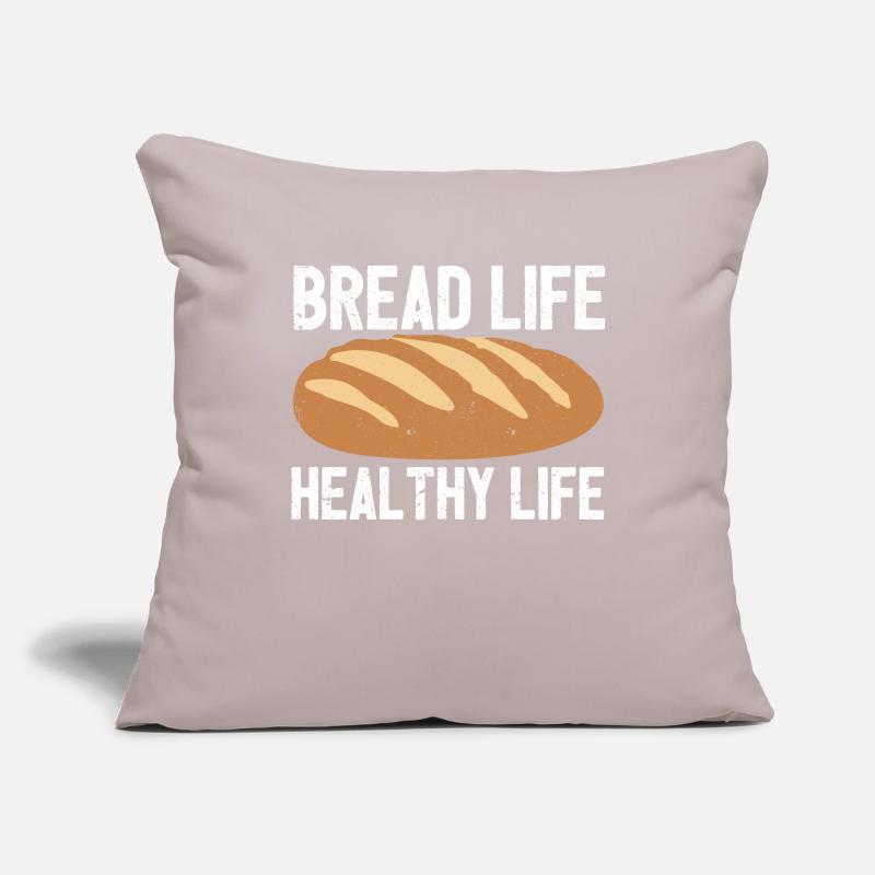 Funny bread baker Sofa pillowcase 17,3'' x 17,3'' (45 x 45 cm)