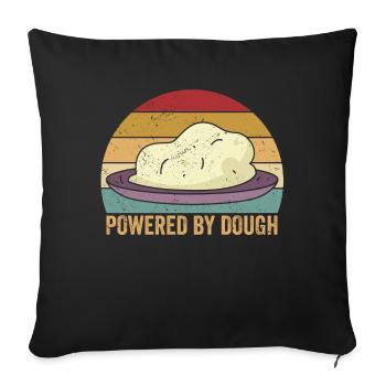 Funny bread baker - Sofa pillowcase 17,3'' x 17,3'' (45 x 45 cm) - black - Front