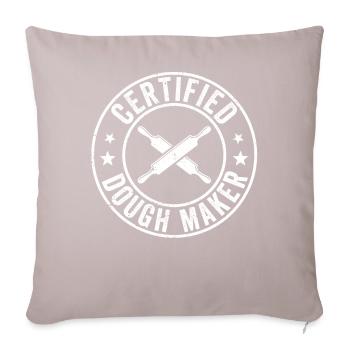 Funny bread baker - Sofa pillowcase 17,3'' x 17,3'' (45 x 45 cm) - light taupe - Front