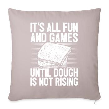 Funny bread baker - Sofa pillowcase 17,3'' x 17,3'' (45 x 45 cm) - light taupe - Front