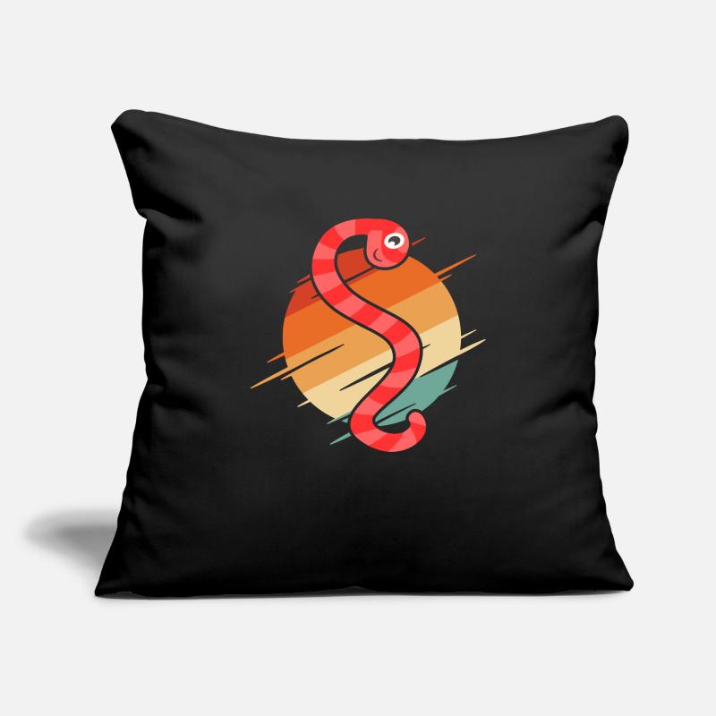 Compost Worms Gift Sofa pillowcase 17,3'' x 17,3'' (45 x 45 cm)