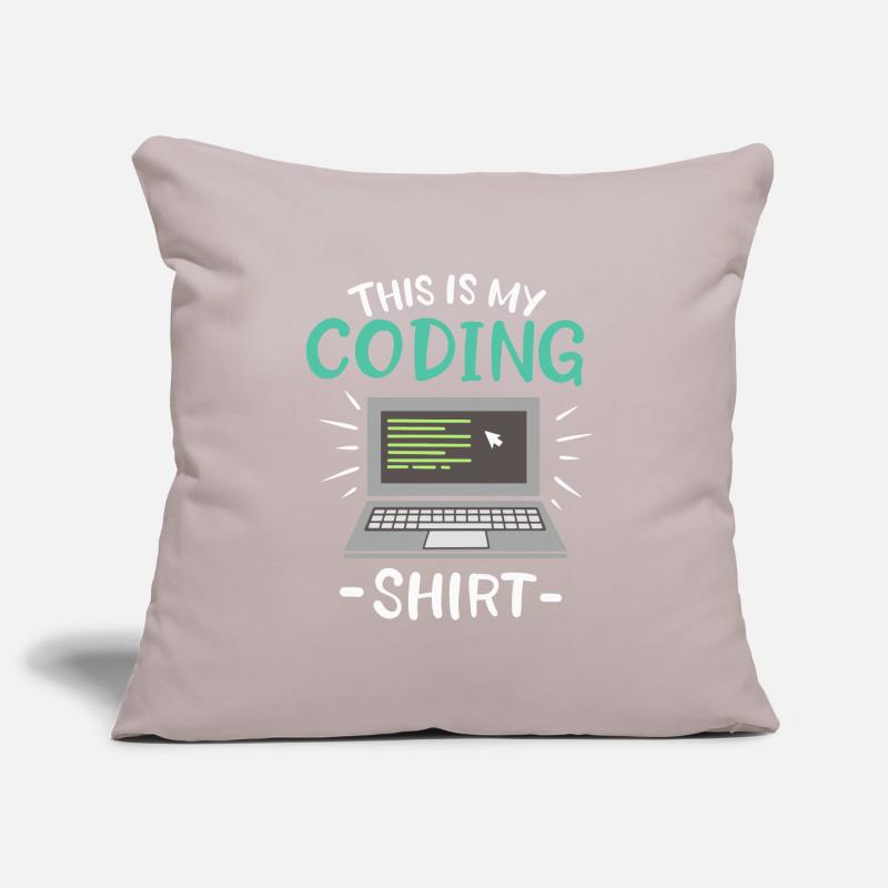 Das Ist Mein Coding Shirt Coder Sofakissenbezug 45 x 45 cm