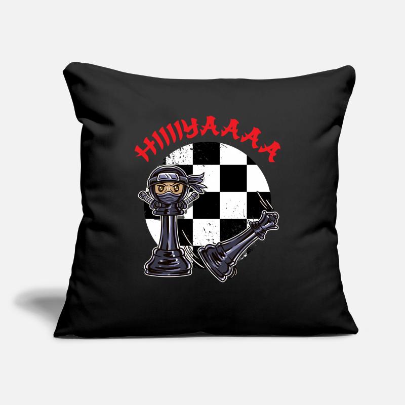 Ninja Chess Chess Player Chessboard Sofa pillowcase 17,3'' x 17,3'' (45 x 45 cm)