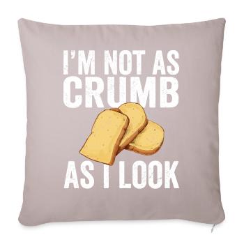 Funny bread baker - Sofa pillowcase 17,3'' x 17,3'' (45 x 45 cm) - light taupe - Front