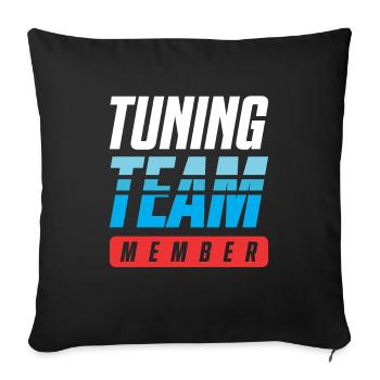 Équipe de tuning - Housse de coussin décorative 45 x 45 cm - noir - Devant