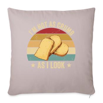 Funny bread baker - Sofa pillowcase 17,3'' x 17,3'' (45 x 45 cm) - light taupe - Front