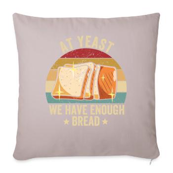 Funny bread baker - Sofa pillowcase 17,3'' x 17,3'' (45 x 45 cm) - light taupe - Front