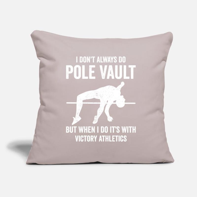 Fun pole vault Sofa pillowcase 17,3'' x 17,3'' (45 x 45 cm)