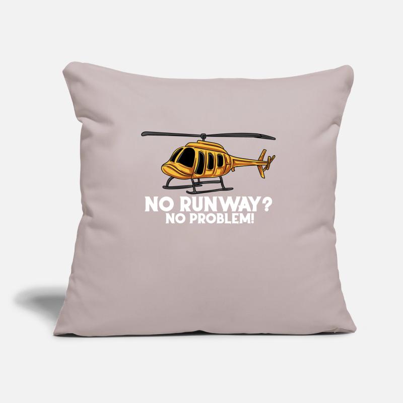 No runway, no problem Sofa pillowcase 17,3'' x 17,3'' (45 x 45 cm)