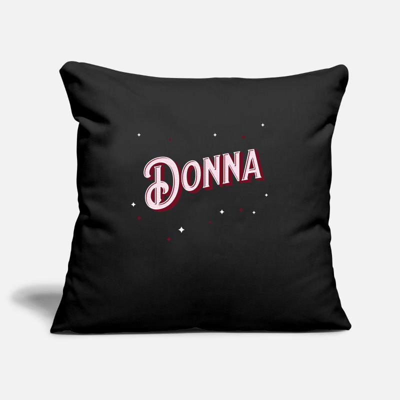 Personalized Donna name Sofa pillowcase 17,3'' x 17,3'' (45 x 45 cm)