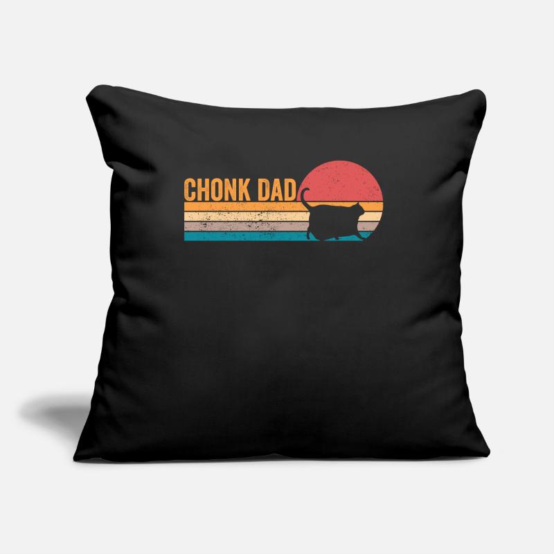 Chonk Meme Cat Chonk Dad Sofa pillowcase 17,3'' x 17,3'' (45 x 45 cm)