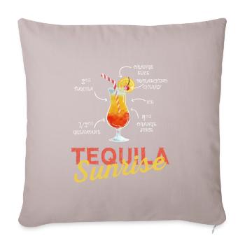 Tequila Sunrise - Sofakissenbezug 45 x 45 cm - helles Taupe - Vorne