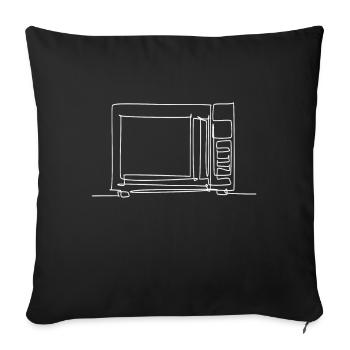 Microwave oven Microwave oven - Sofa pillowcase 17,3'' x 17,3'' (45 x 45 cm) - black - Front