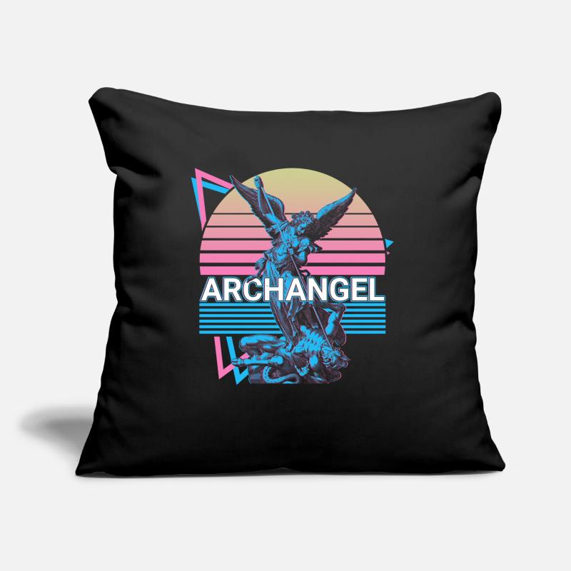 Archangel Michael Saint Michael Retro Sofa pillowcase 17,3'' x 17,3'' (45 x 45 cm)