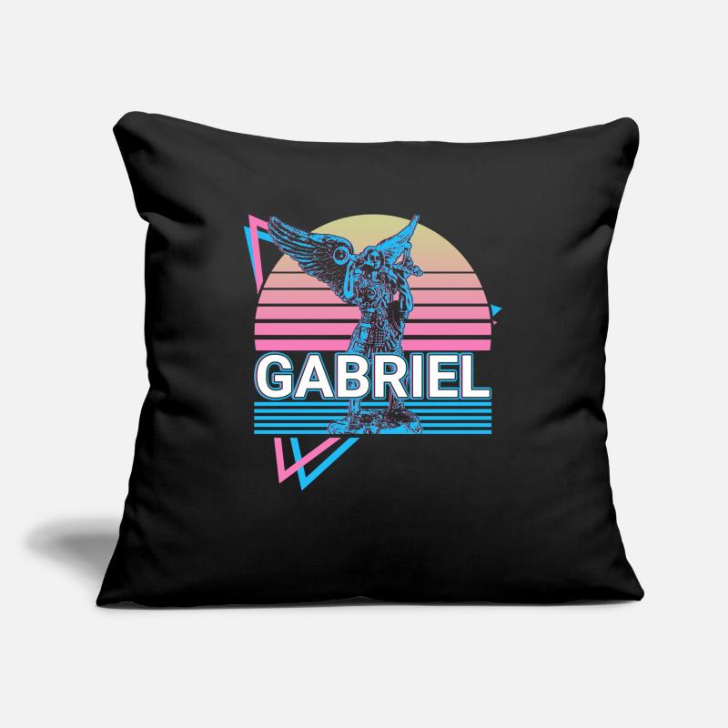 Gabriel Erzengel Retro Sofakissenbezug 45 x 45 cm