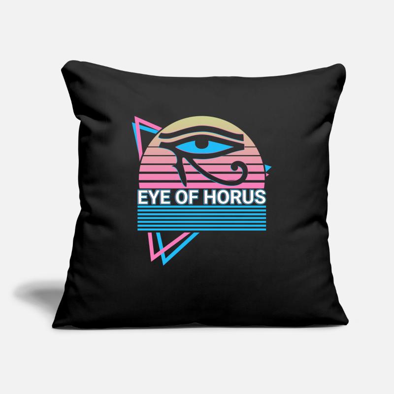 Oeil d’Horus Rétro Housse de coussin décorative 45 x 45 cm