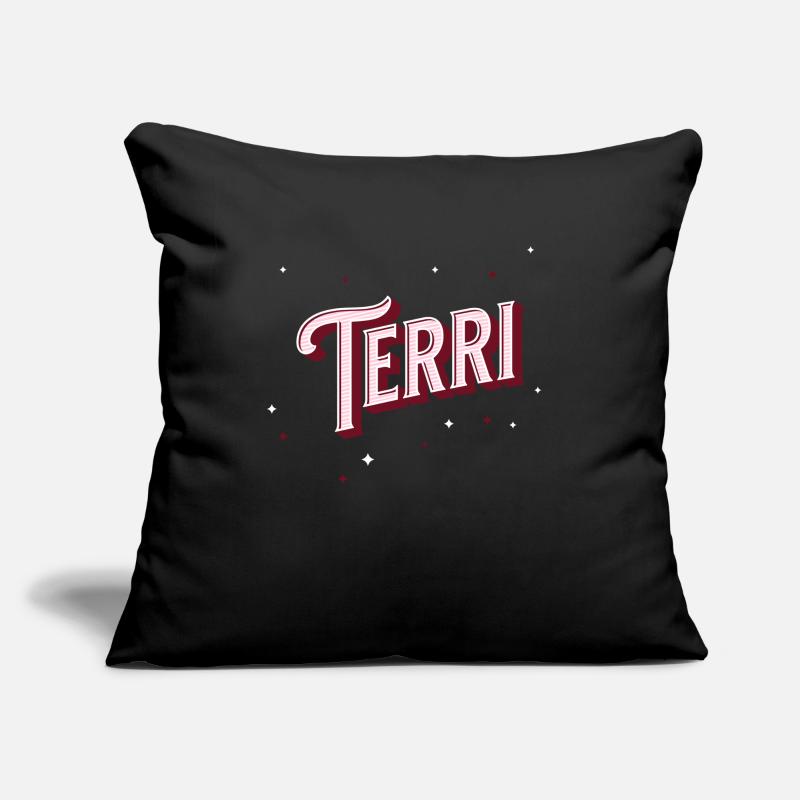Terri name personalized Sofa pillowcase 17,3'' x 17,3'' (45 x 45 cm)
