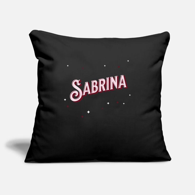 Sabrina's name personalized Sofa pillowcase 17,3'' x 17,3'' (45 x 45 cm)