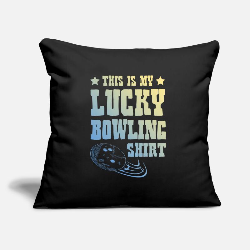Chemise de bowling Housse de coussin décorative 45 x 45 cm