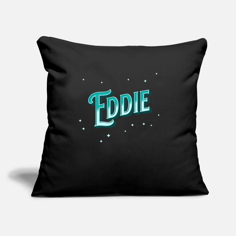 Eddie name personalized Sofa pillowcase 17,3'' x 17,3'' (45 x 45 cm)