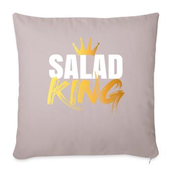 Salade King - Housse de coussin décorative 45 x 45 cm - taupe clair - Devant