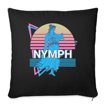 Nymph Ancient Greek Greek mythology Nature - Sofa pillowcase 17,3'' x 17,3'' (45 x 45 cm) - black - Front
