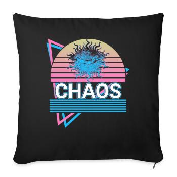 Chaos Greek God Ancient Greek mythology - Sofa pillowcase 17,3'' x 17,3'' (45 x 45 cm) - black - Front