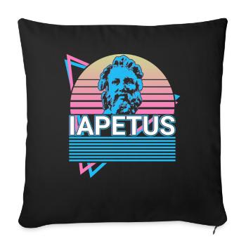 Iapetus Greek god Ancient Greek myth - Sofa pillowcase 17,3'' x 17,3'' (45 x 45 cm) - black - Front