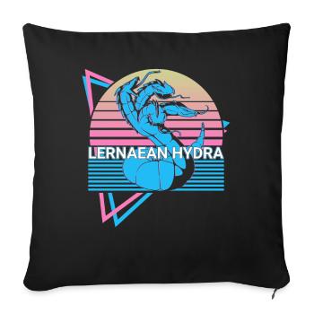 Lernaean Hydra Mythical Creature Greek Myth - Sofa pillowcase 17,3'' x 17,3'' (45 x 45 cm) - black - Front