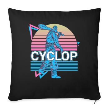 Cyclops mythical creatures Ancient Greek mythology Re - Sofa pillowcase 17,3'' x 17,3'' (45 x 45 cm) - black - Front
