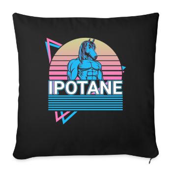 Ipotane Centaure créatures mythiques mythologie grecque - Housse de coussin décorative 45 x 45 cm - noir - Devant
