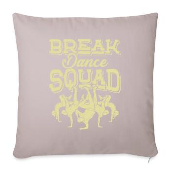 breakdance Squad - Sofakissenbezug 45 x 45 cm - helles Taupe - Vorne
