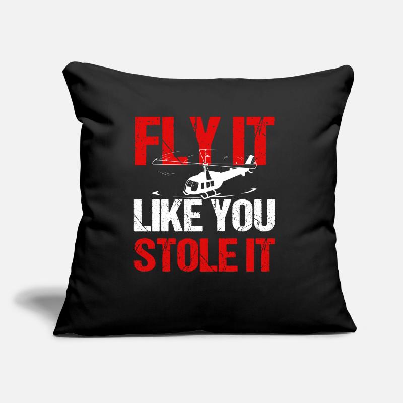 Helicopter Pilot Gift Sofa pillowcase 17,3'' x 17,3'' (45 x 45 cm)