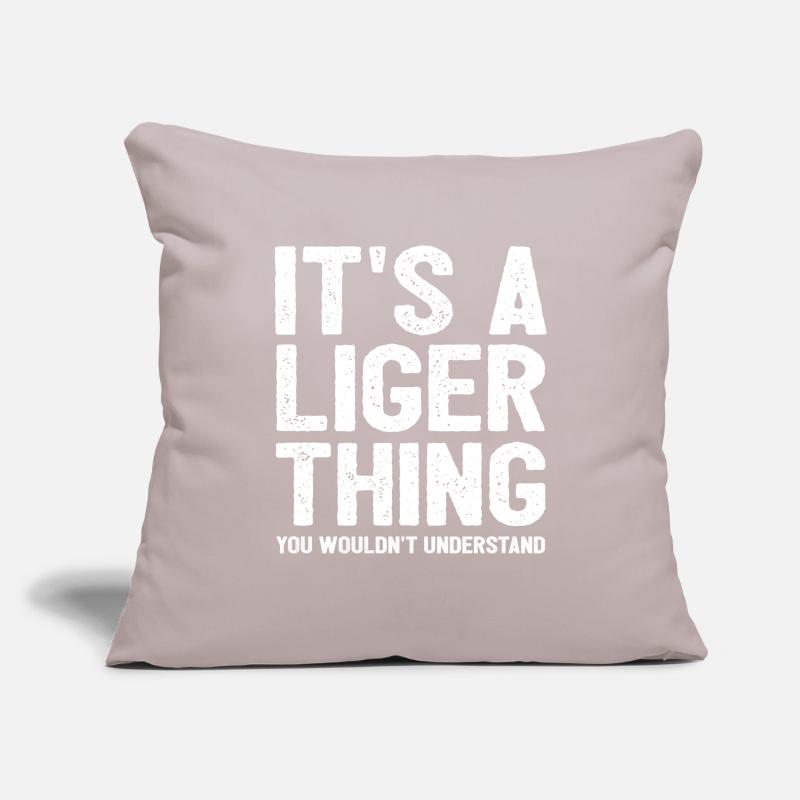 Liger Lustiges Geschenk Sofakissenbezug 45 x 45 cm