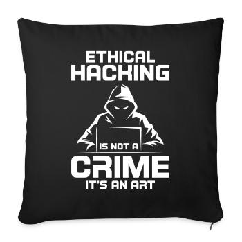 Cybersecurity Computersicherheit Cybersecurity - Sofakissenbezug 45 x 45 cm - Schwarz - Vorne