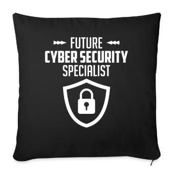 Cybersecurity Computersicherheit Cybersecurity - Sofakissenbezug 45 x 45 cm - Schwarz - Vorne