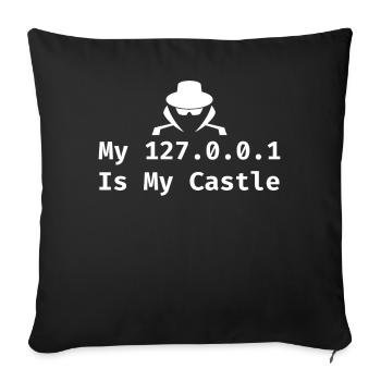 Cybersecurity Computersicherheit Cybersecurity - Sofakissenbezug 45 x 45 cm - Schwarz - Vorne
