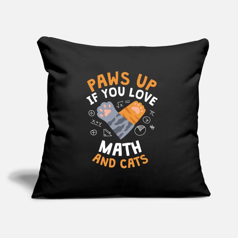 Math And Cats Math Kitten Cats Sofa pillowcase 17,3'' x 17,3'' (45 x 45 cm)