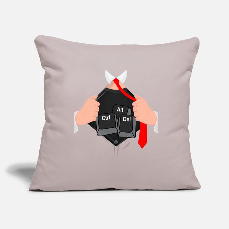 Ctrl Alt Del Hack Informatiker Computer Sofakissenbezug 45 x 45 cm
