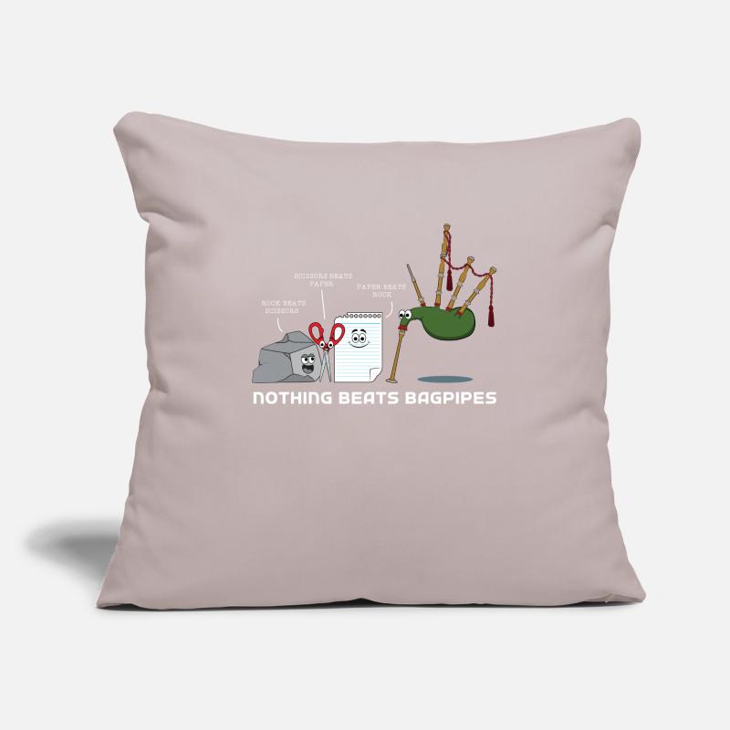 Cornemuse Housse de coussin décorative 45 x 45 cm