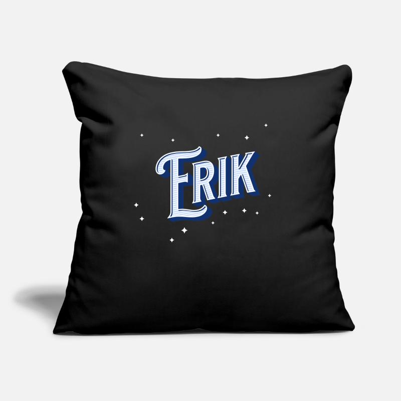 Erik name personalized Sofa pillowcase 17,3'' x 17,3'' (45 x 45 cm)