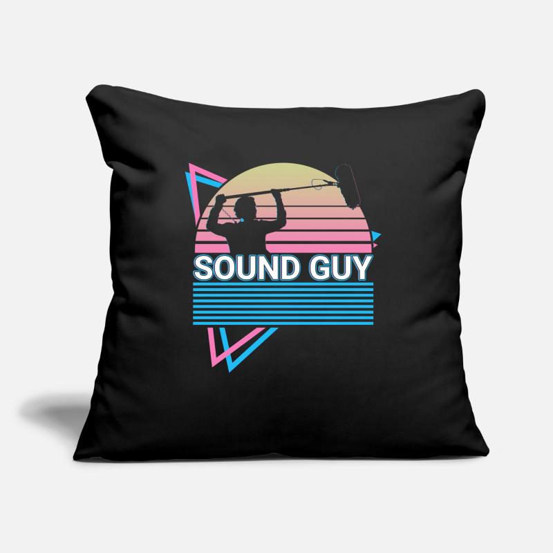 Tontechniker Retro Sofakissenbezug 45 x 45 cm