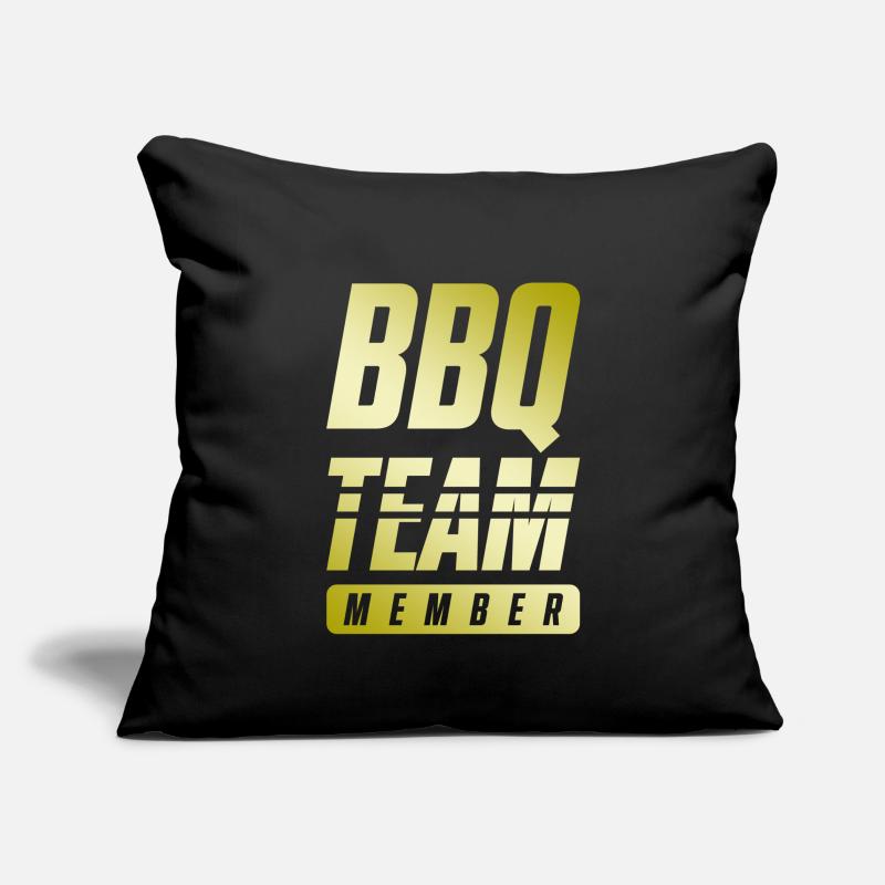 Équipe Bbq Housse de coussin décorative 45 x 45 cm