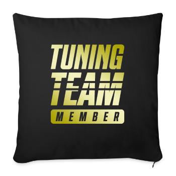 Équipe de tuning - Housse de coussin décorative 45 x 45 cm - noir - Devant