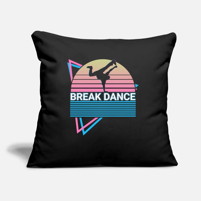 Breakdance Breakdance Breakdance Rétro Housse de coussin décorative 45 x 45 cm