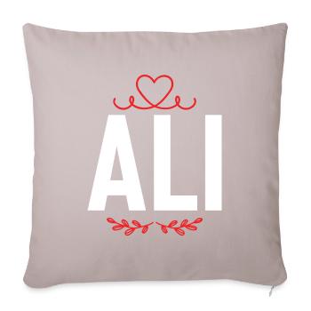 Ali - Sofa pillowcase 17,3'' x 17,3'' (45 x 45 cm) - light taupe - Front