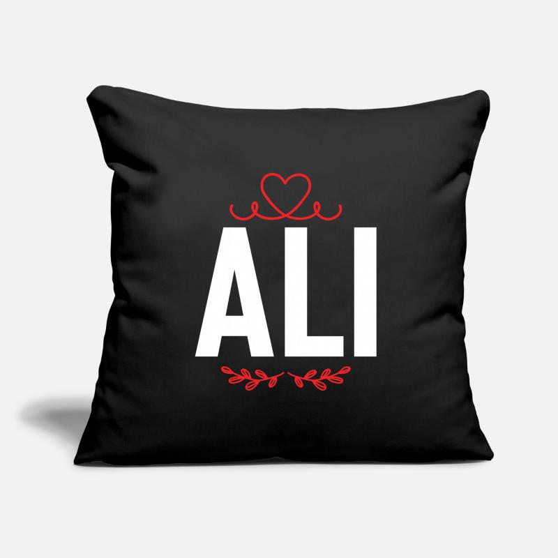 Ali Housse de coussin décorative 45 x 45 cm