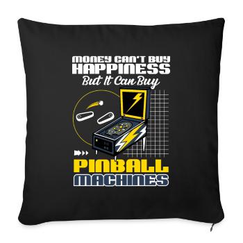 Flipper - Housse de coussin décorative 45 x 45 cm - noir - Devant