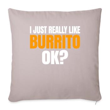 Burrito - Sofa pillowcase 17,3'' x 17,3'' (45 x 45 cm) - light taupe - Front